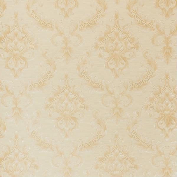 ideale papel de parede vinílico importado damask nude com bege