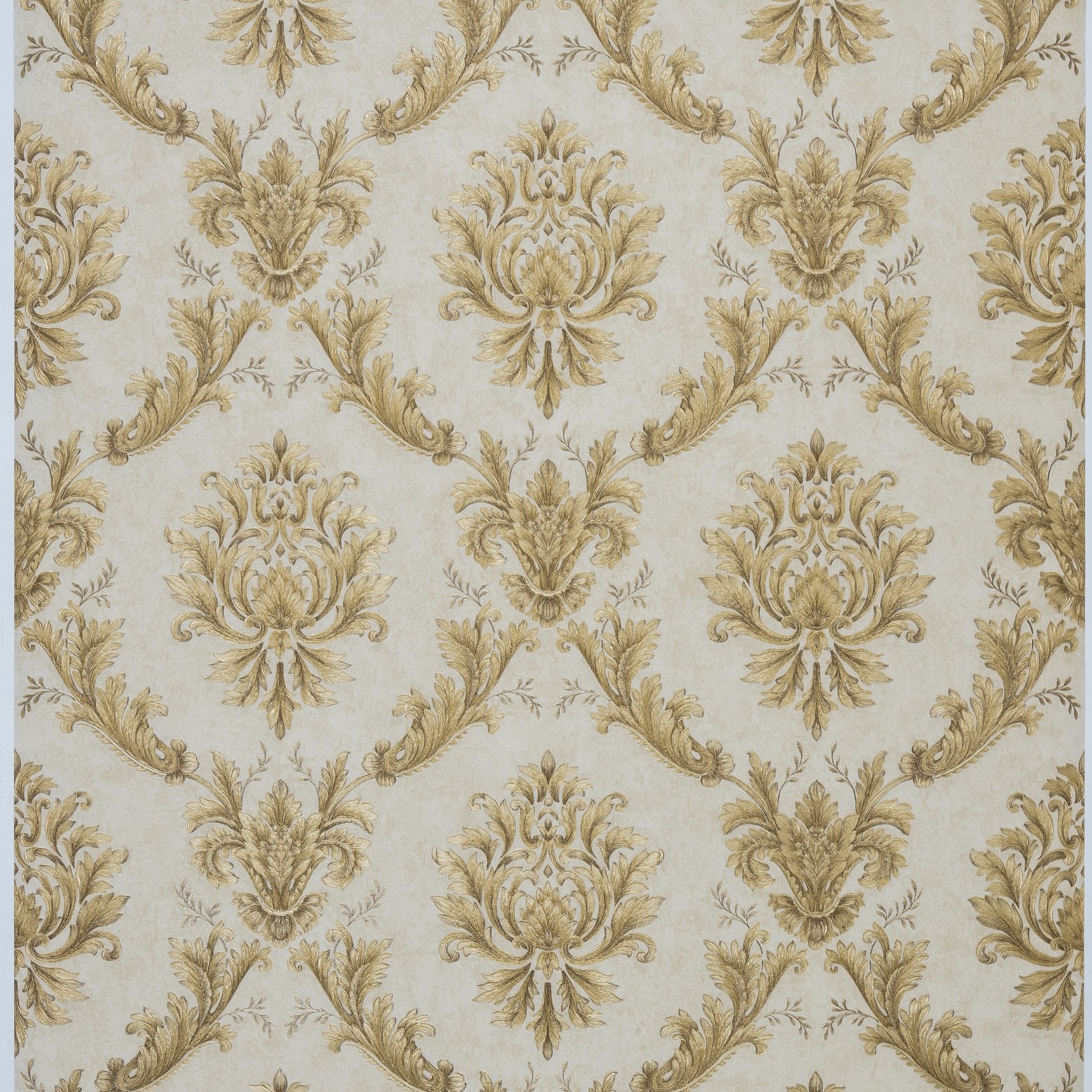 Ideale Papel De Parede Damask Nude Com Dourado Ideale Pap Is Papeis