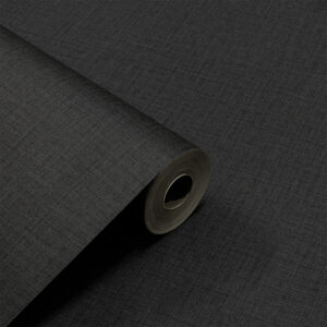 Papel de Parede Vinilico Linho Cinza Escuro - PDI0010