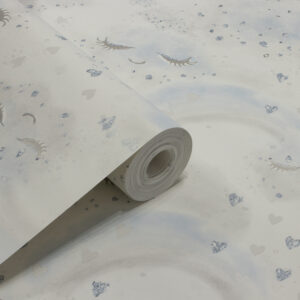 Papel de Parede Vinilico Infantil Azul Nuvens - PDI3062