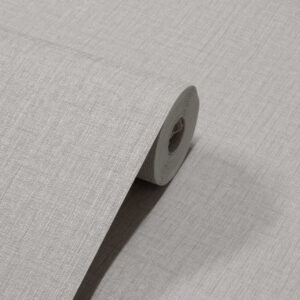 Papel de Parede Vinílico Linho Cinza Claro PDI08ML