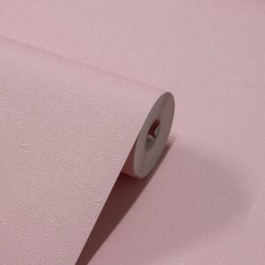 Papel de Parede Vinílico Texturizado Rosa c/ Dourado PDI0019