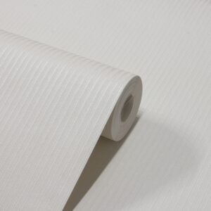 Papel de Parede Vinílico Listras Off White PDL1101
