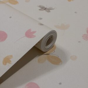 Papel de Parede Vinílico Infantil Borboleta Rosa PDI9621