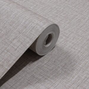 Papel de Parede Vinilico Linho Marrom Claro PDL0403