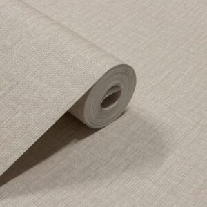 Papel de Parede Vinilico Linho Creme PDL0401 